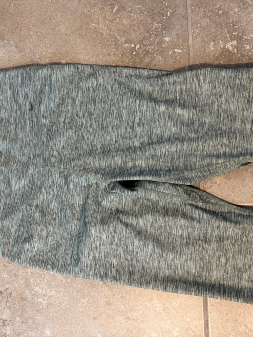 Nike Dri-FIT Heathered Green Performance leggings NWOT